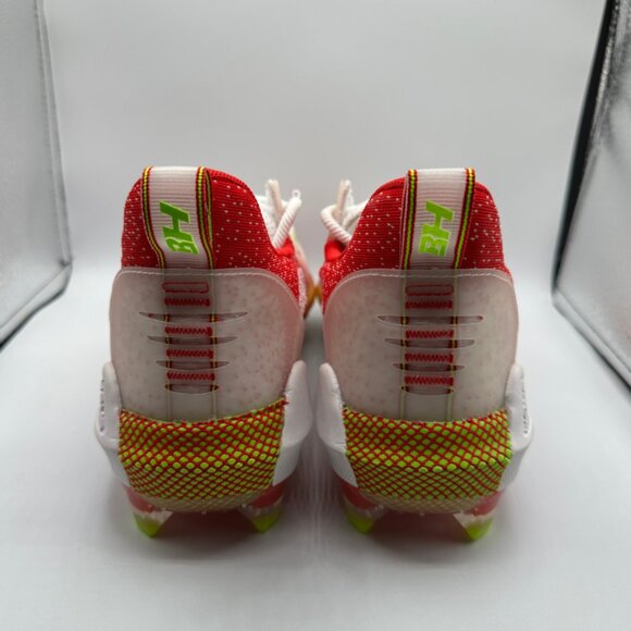 Under Amour Harper 6 Elite TPU “White Red” size 9.5 men’s - Picture 4 of 6